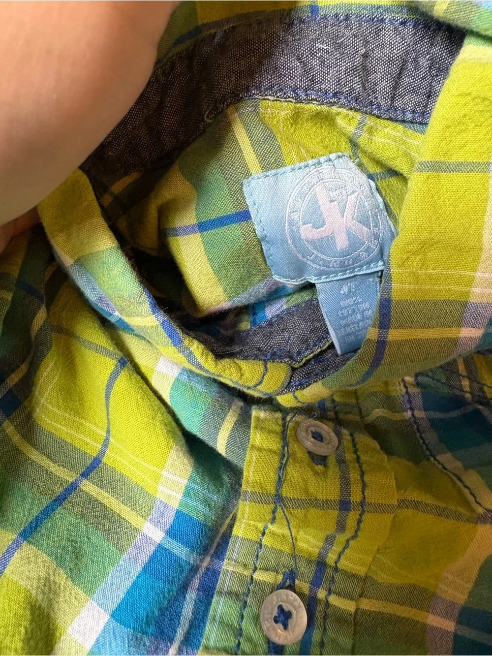 Carters casual plaid